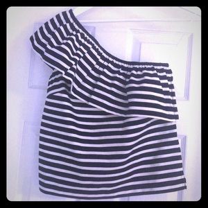 J. Crew one-shouldered top